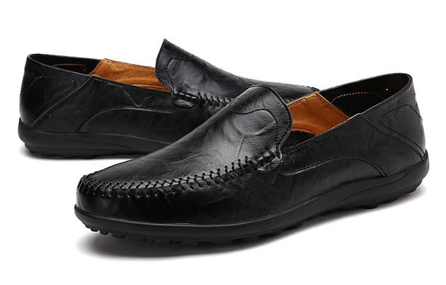 Slip On Genuine Leather Slip On Moccasins - TrendSettingFashions 