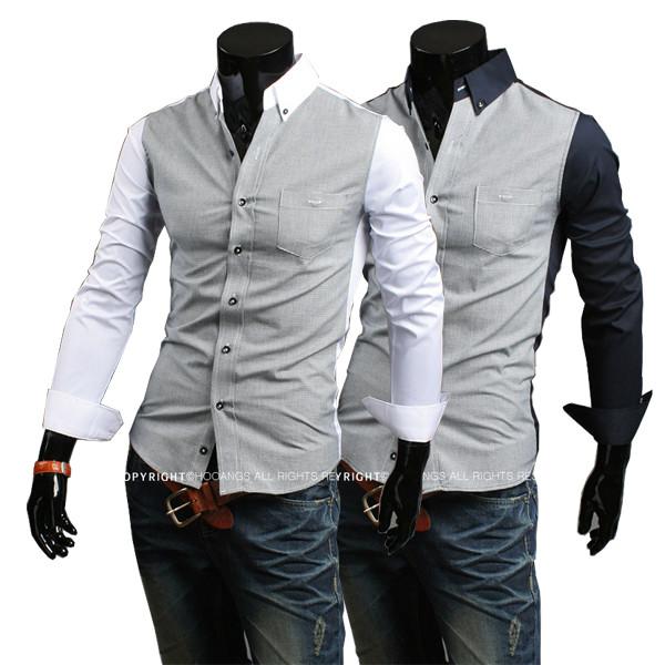 two color dress shirt