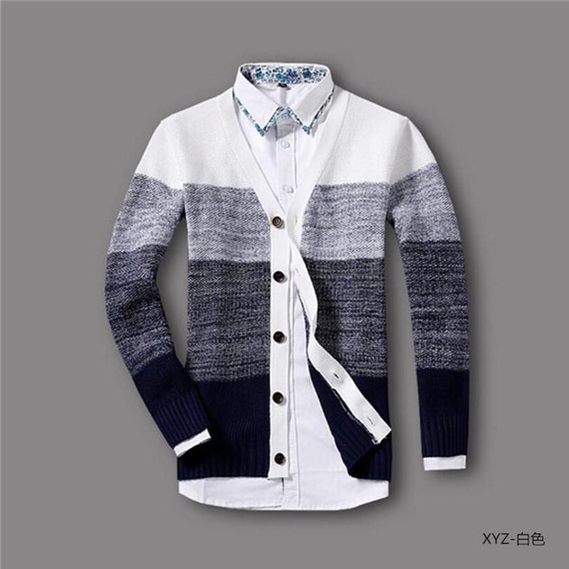 Men's Thick Winter Cardigan - TrendSettingFashions 