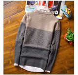 Men's Thick Solid Pullover - TrendSettingFashions 