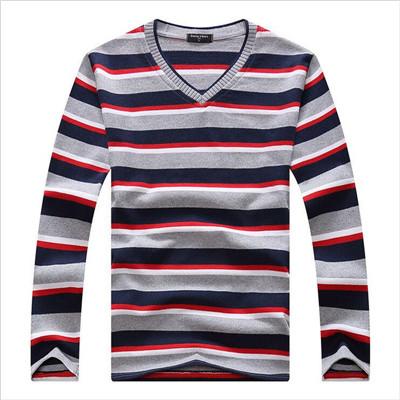 Men's V-Neck Knitwear Sweater - TrendSettingFashions 