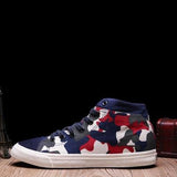 Men's Camo High Top Shoe - TrendSettingFashions 