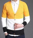 Men's V-Neck Fashion Cardigan - TrendSettingFashions 