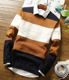 Men's Round Collar Sweater - TrendSettingFashions 