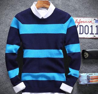 Men's 4 Stripe Casual Pullover - TrendSettingFashions 