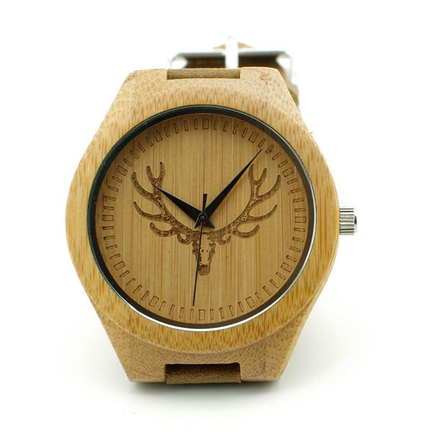 Men's Buck Engraved Watch - TrendSettingFashions 