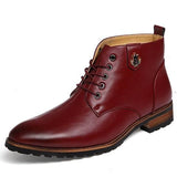 Men's 2 Tone Ankle Dress Boot - TrendSettingFashions 