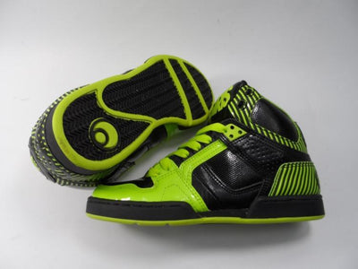 Men's Neon And Black High Tops - TrendSettingFashions 