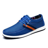 Men's Mesh Suede Low Tops - TrendSettingFashions 