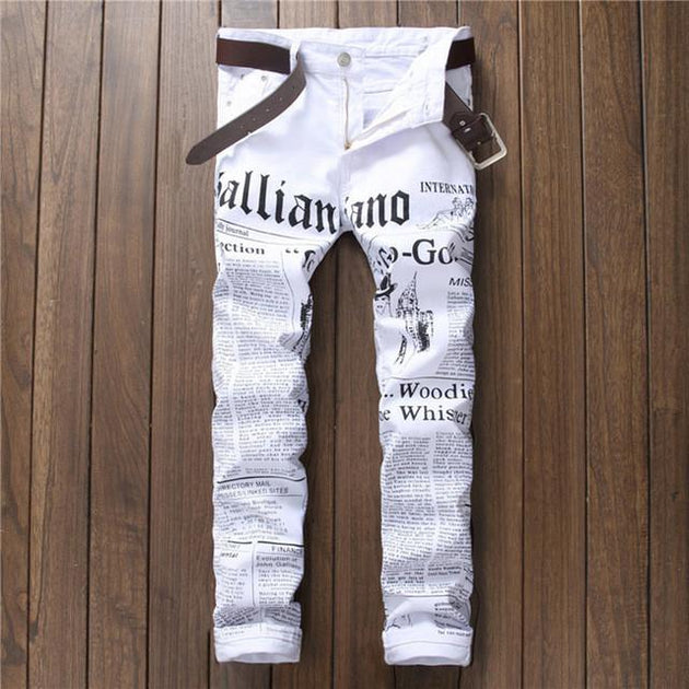 Men's Print Fashion Jeans - TrendSettingFashions 