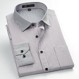 Men's Business Dress Shirt Up To 2XL - TrendSettingFashions 