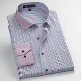 Men's Business Dress Shirt Up To 2XL - TrendSettingFashions 