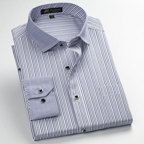 Men's Business Dress Shirt Up To 2XL - TrendSettingFashions