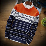 Men's Striped Sweater - TrendSettingFashions 