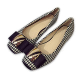 Women's Plaid Flats - TrendSettingFashions 