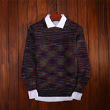 Men's Multi Colored Sweater - TrendSettingFashions 