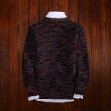 Men's Multi Colored Sweater - TrendSettingFashions 