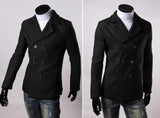 Men's Fashion Dress Button Up Coat In 6 Colors - TrendSettingFashions 